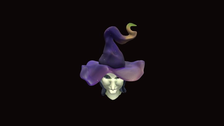 Evil witch 3D Model