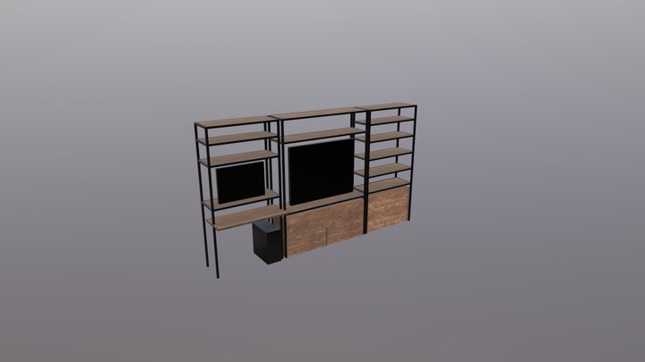 Rack Living room 3D Model