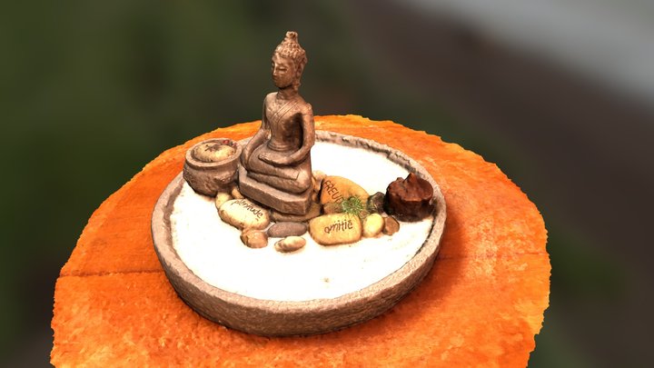 Buddha's Garden 3D Model