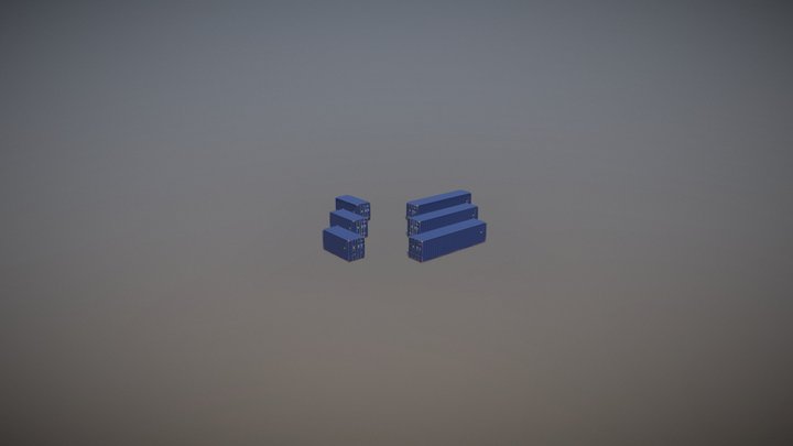 Shipping Container 3D Model