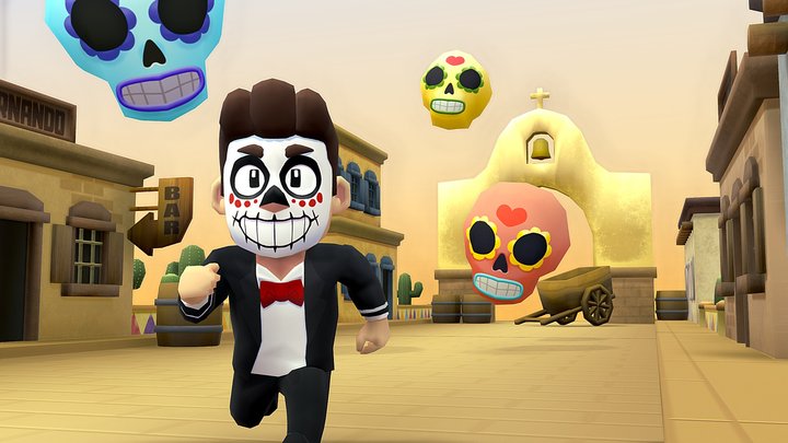 Dia de Los Muertos 3D Model