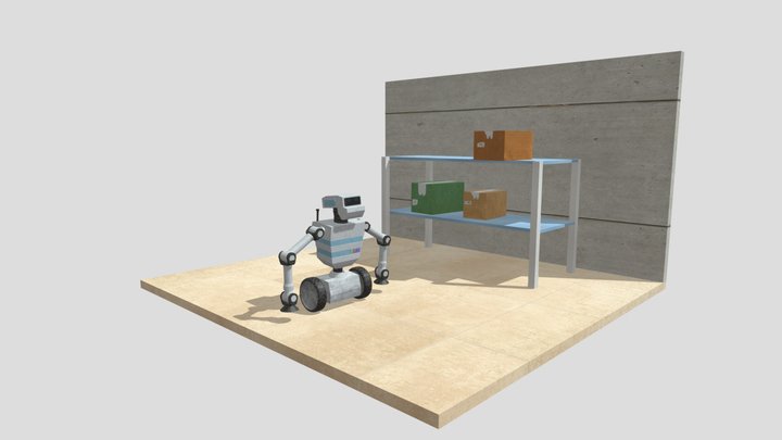Perfectionistic Robot 3D Model
