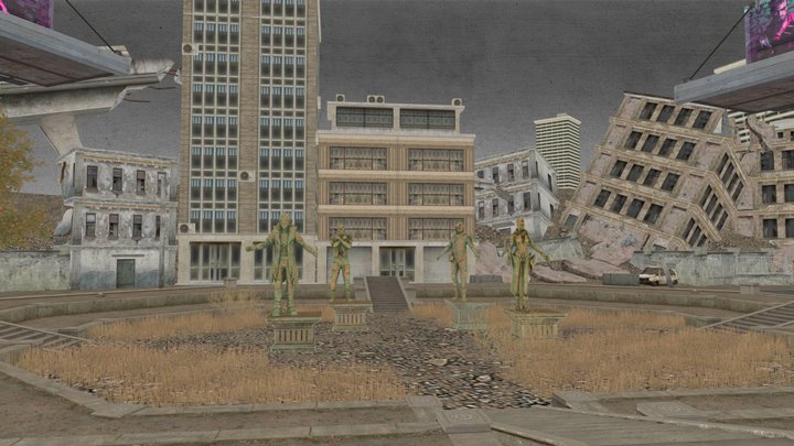 Free Fire Old Rampage Lobby 3D Model 3D Model