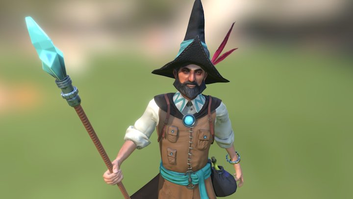 Faisal the wizard 3D Model