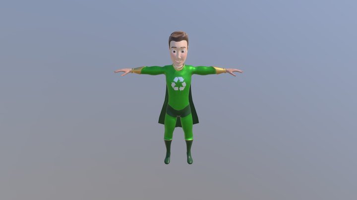 Superman 3D Model