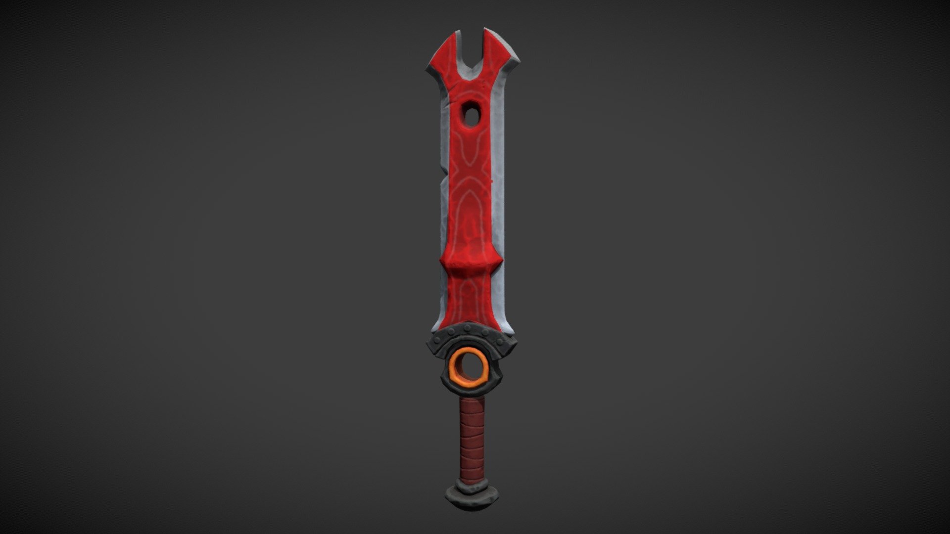 Red Rpg Sword_lowpoly Download Free 3D model by Racha.pp [5d494e6