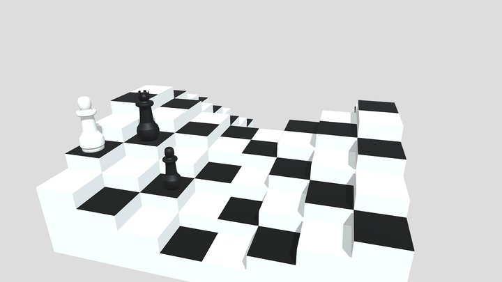chess board 3D Model