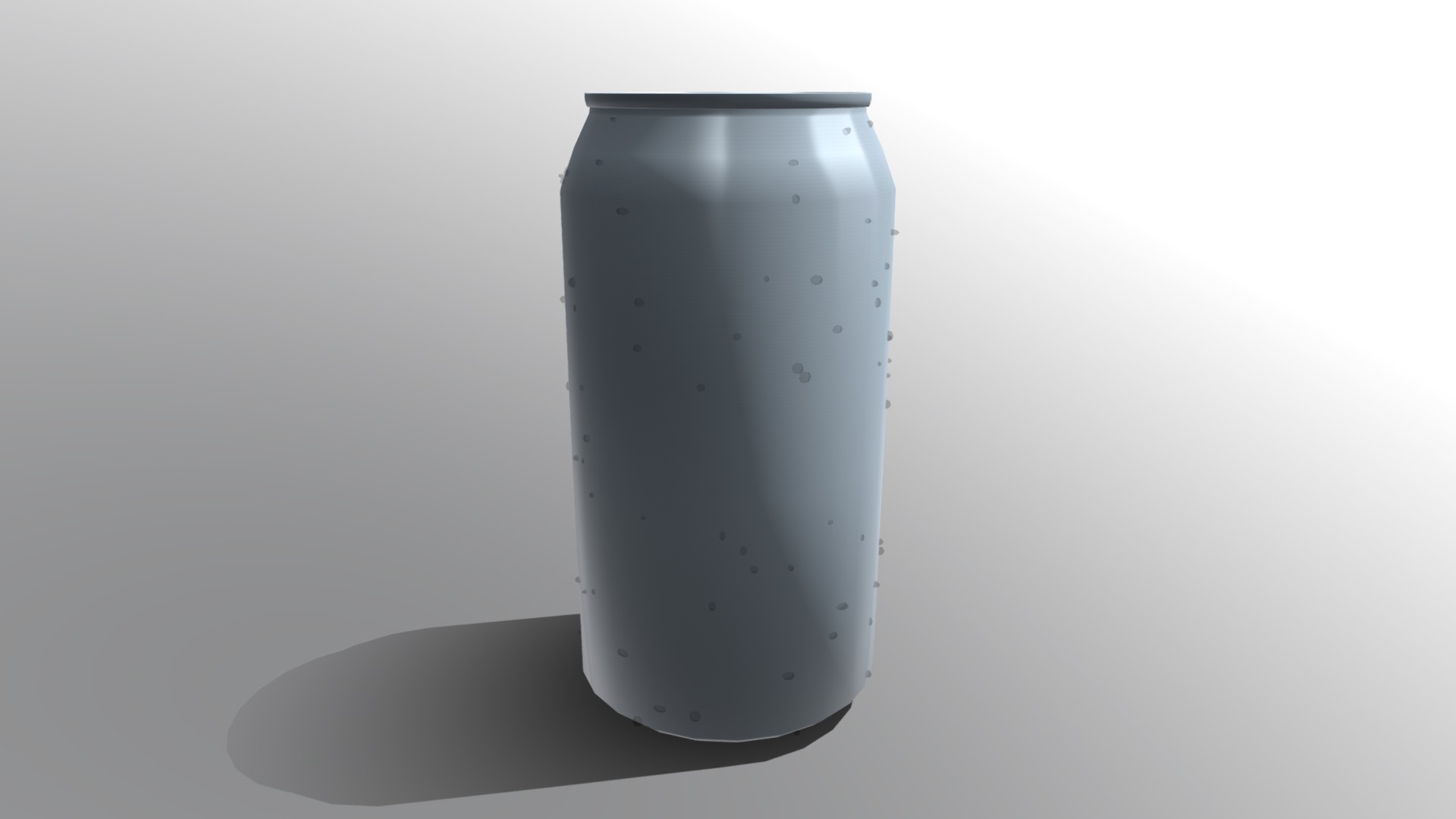 3D model Beverage Can 330ml Low Poly - This is a 3D model of the Beverage Can 330ml Low Poly. The 3D model is about a cylindrical object with a black top.