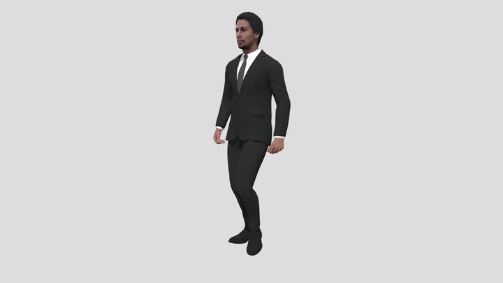Walking salzm business in place 3D Model