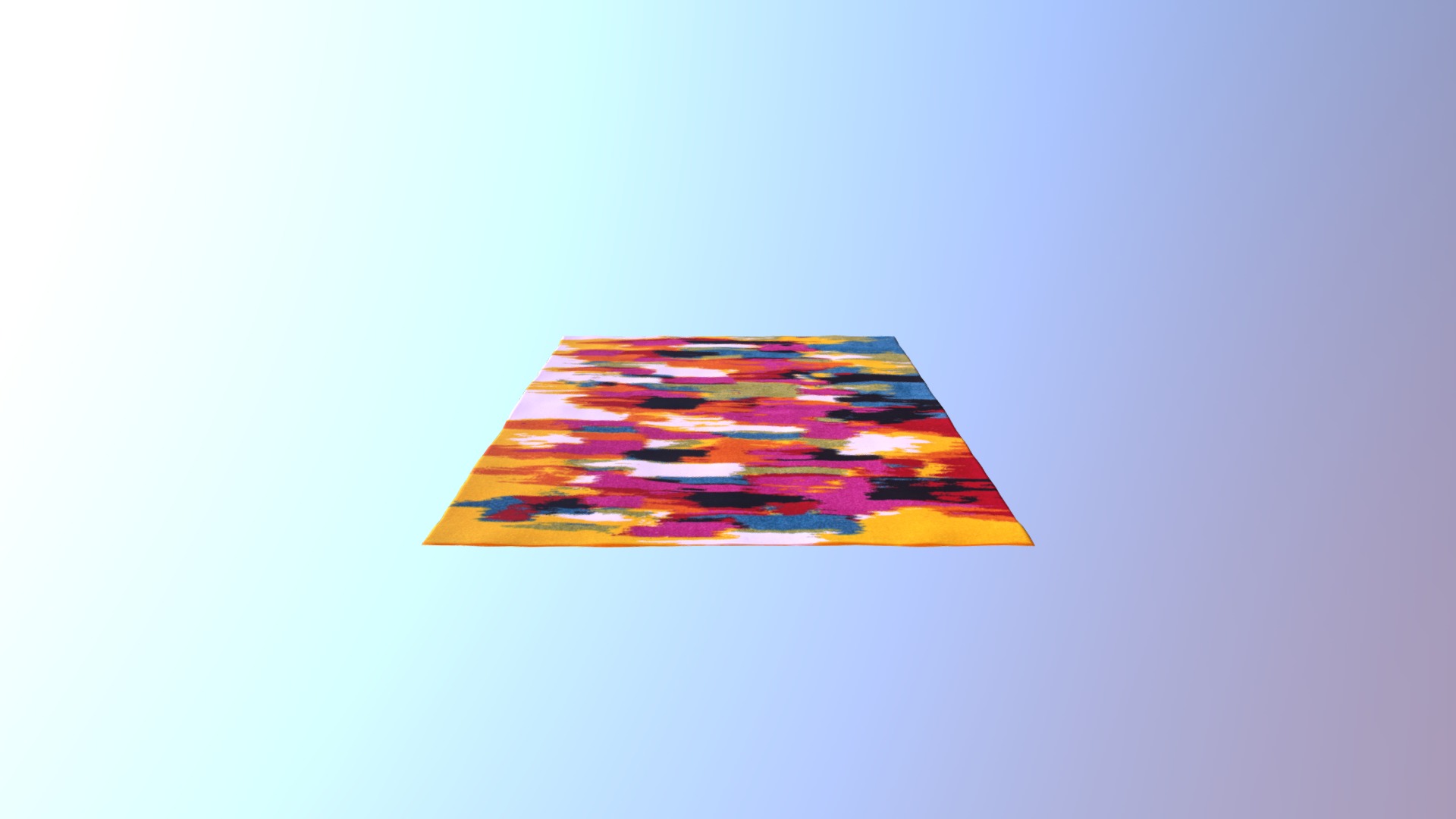 3D model Colorful Rug 3 - This is a 3D model of the Colorful Rug 3. The 3D model is about surface chart.