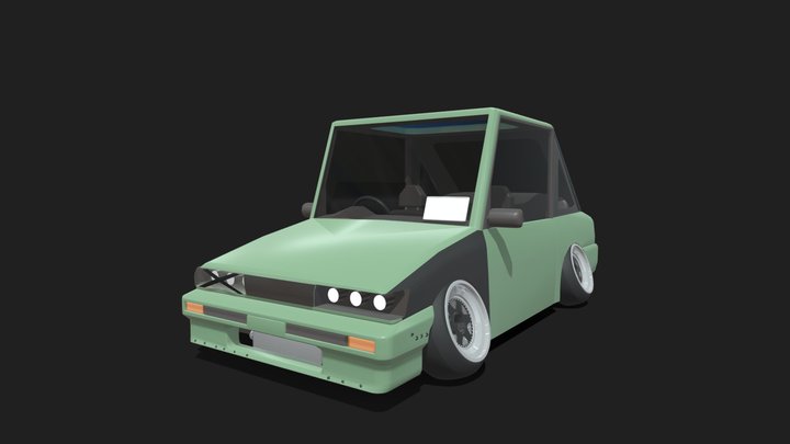 Street Nissan Sileighty 3D Model