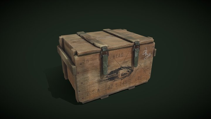 Moit Triple A Crate 3D Model