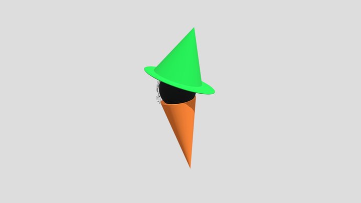 Expunged carrot 3D Model