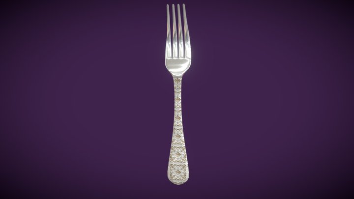 Royal Fork 3D Model