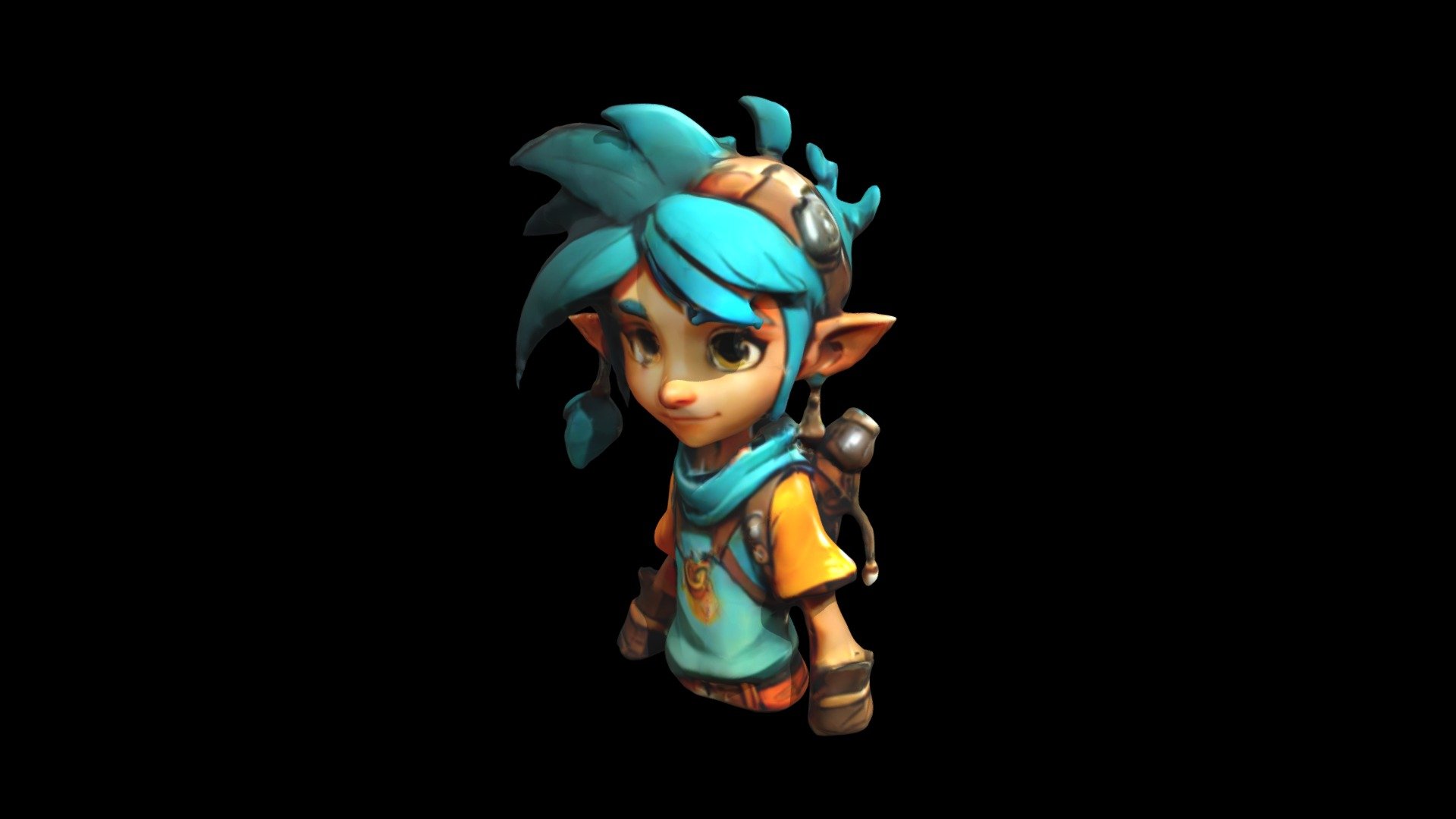 Anime character - Download Free 3D model by klrxyz [5d4fea4] - Sketchfab