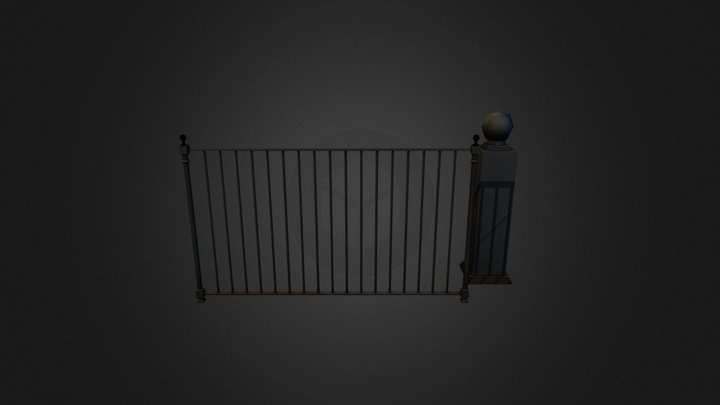 London Fence 3D Model