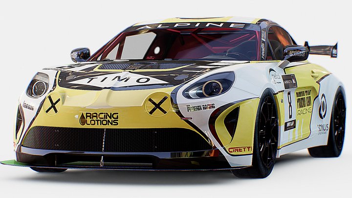 A110 GT4 Alpine Team 2024 | www.vecarz.com