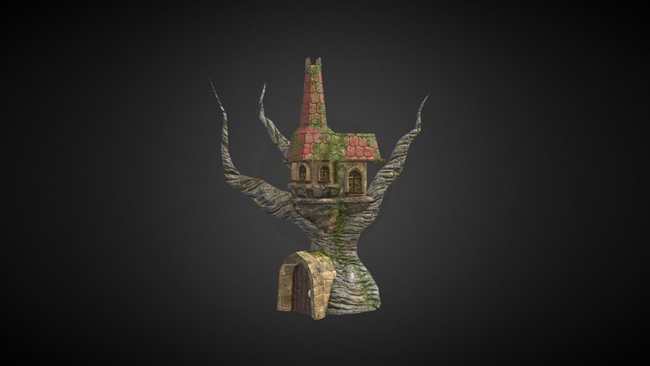 Treehouse 3D modeling study 3D Model