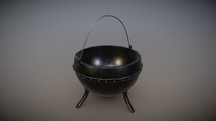 Metal Pot 1 JFG - [Free Download] 3D Model