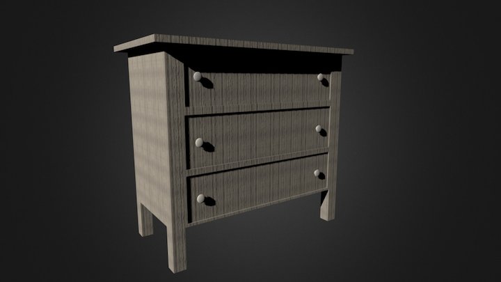 Chest Of Drawers1 3D Model