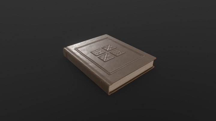 Leather Book from Shrek 3D Model