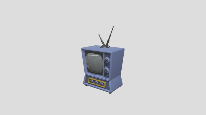 TV (details) 3D Model