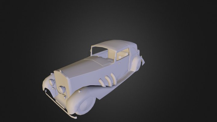 voiture steampunk  3D Model