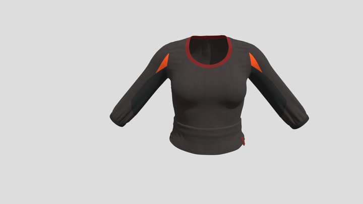 Woman Shirt 3D Model