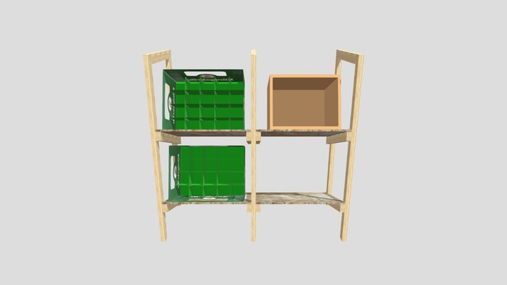 Kastenregal03 3D Model