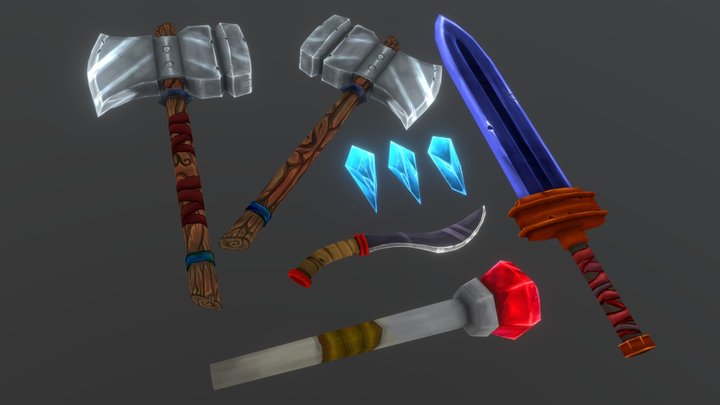 Weapons 3D Model