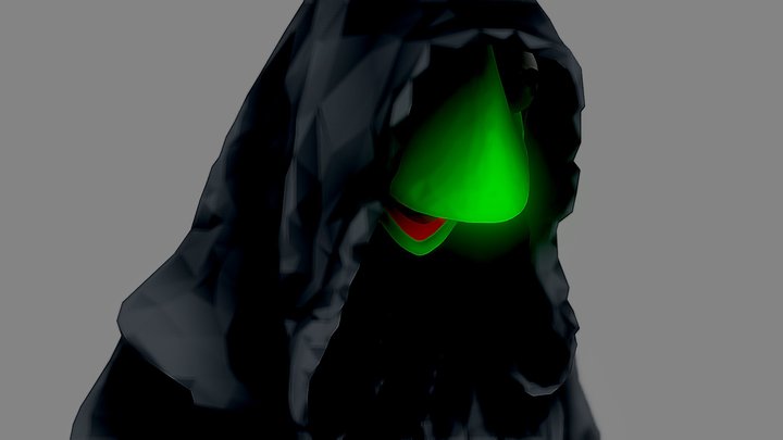 Darth Kermit The Wise 3D Model