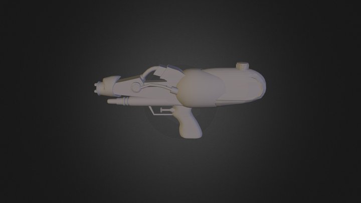 Water Gun 3D Model