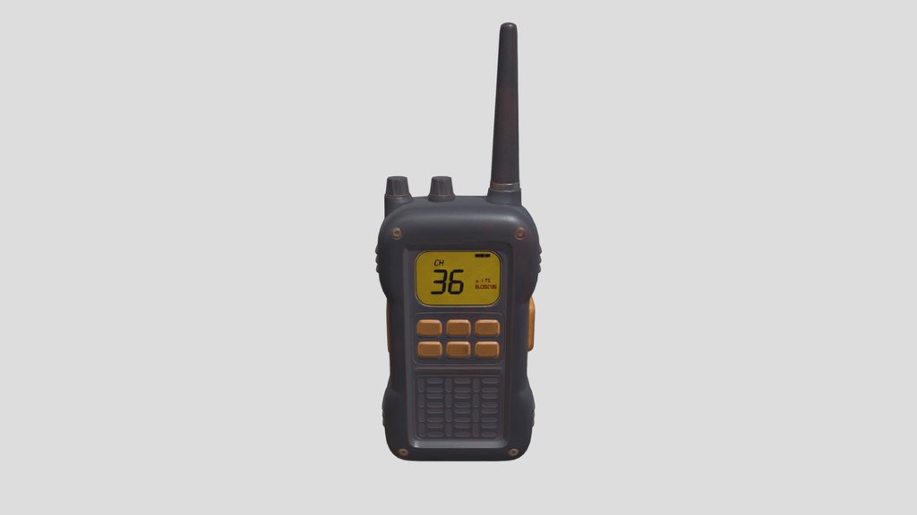 Portable radio for communication