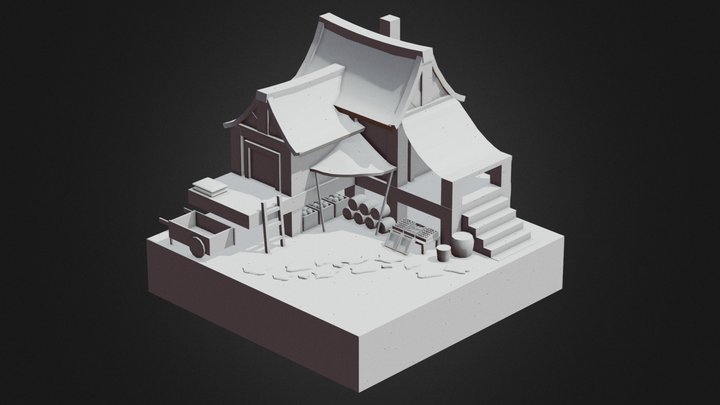 market 3D Model
