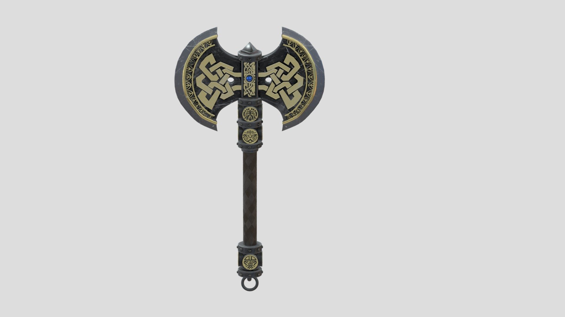 3D Dwarf Axe - 3D model by Damian.Howe [5d5ab90] - Sketchfab