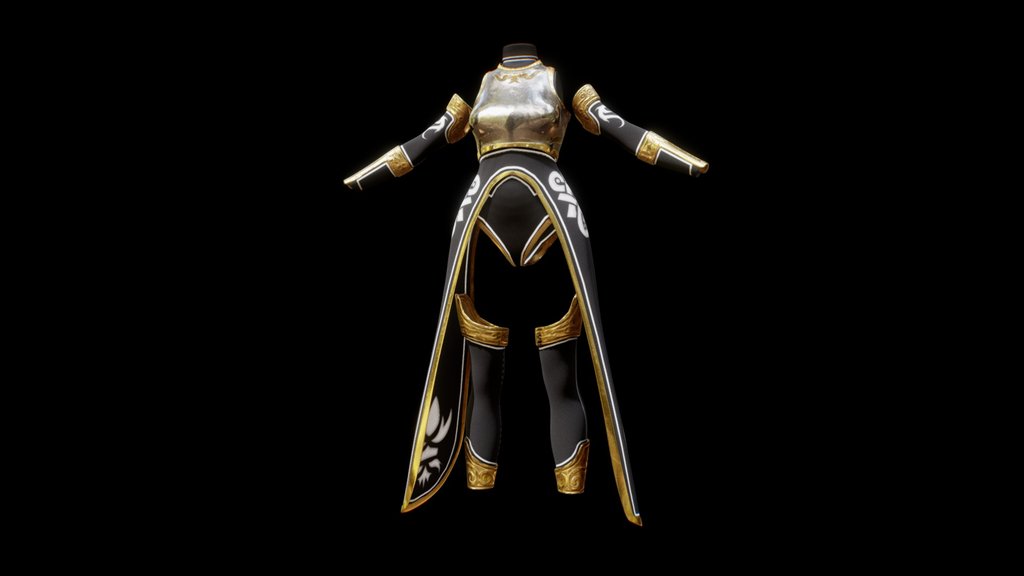 Free - Female Armour - Game Ready -  2