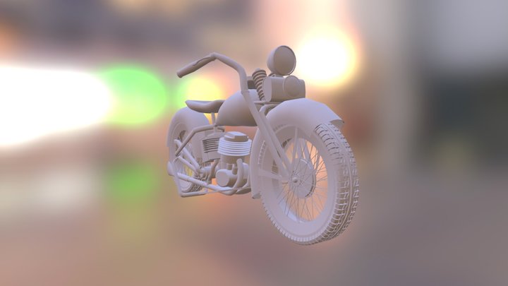 Motocycle 3D Model