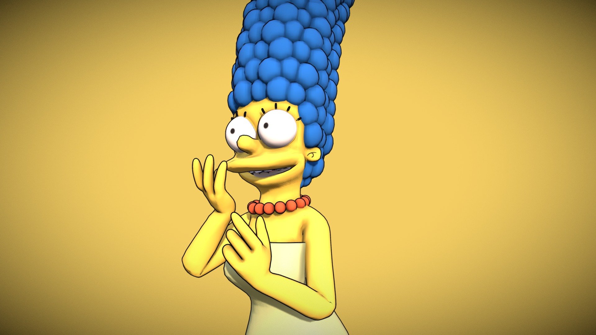 Marge Simpson Download Free 3d Model By Placidone 5d5c247 Sketchfab 
