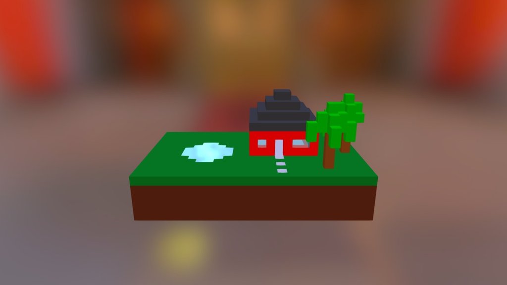 Pixel Art/Voxel Art (House)