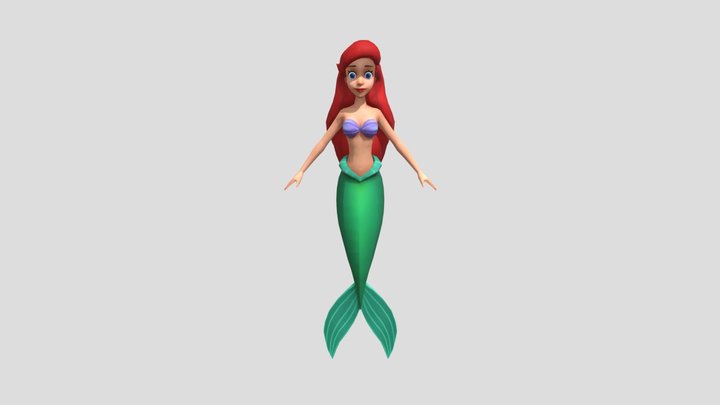 ARIEL MARMED ( 2D ) – Kostenloses 3D-Modell STL