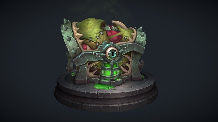 The Abomination Chest 3D Model