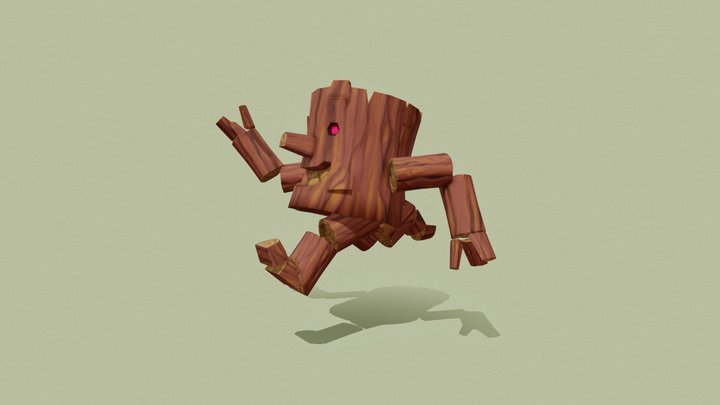Stump character 3D Model