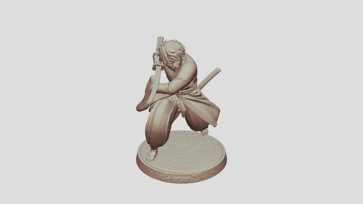 Blade of the Hidden Leaf 3D Model