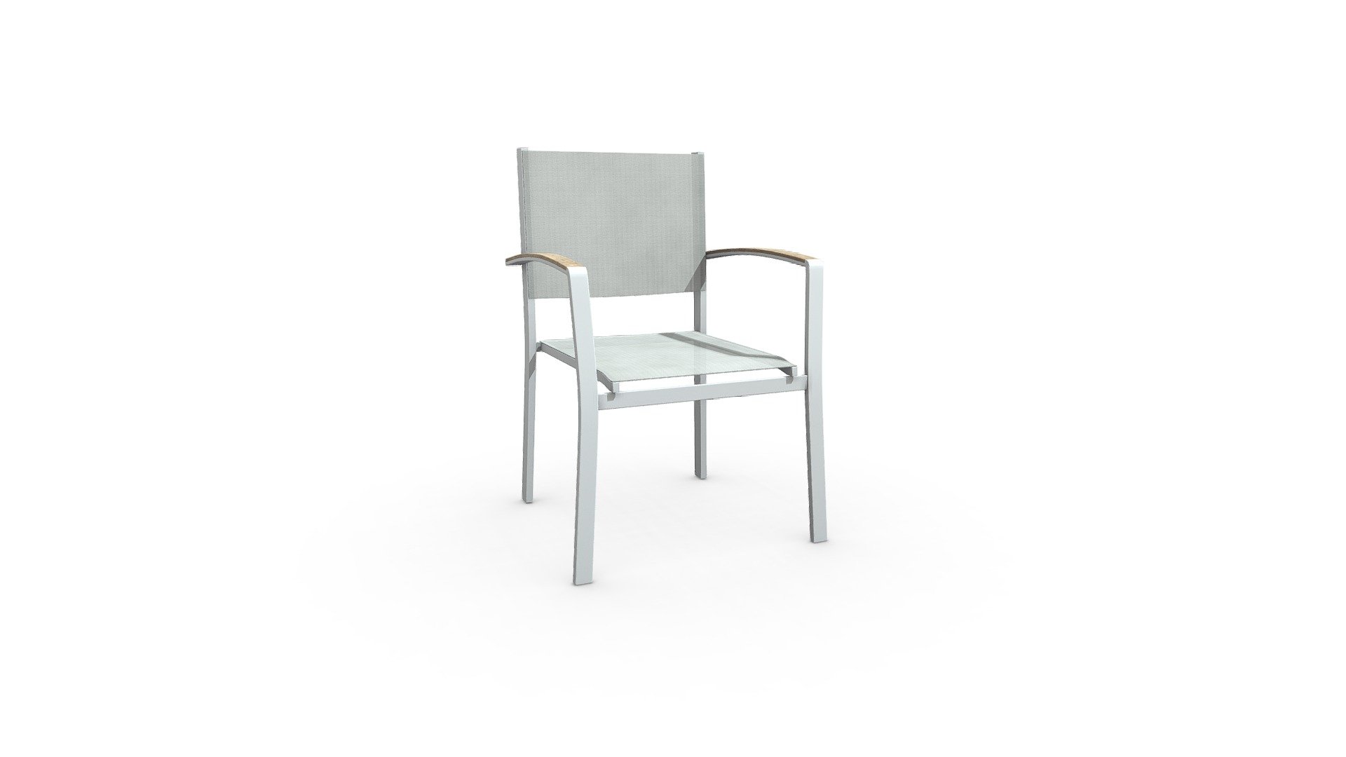 TM926. Silla Auxiliar Mykonos Gris — Sketchfab embed 3D viewer