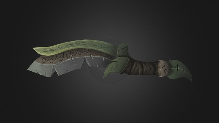 Elven Dagger 3D Model