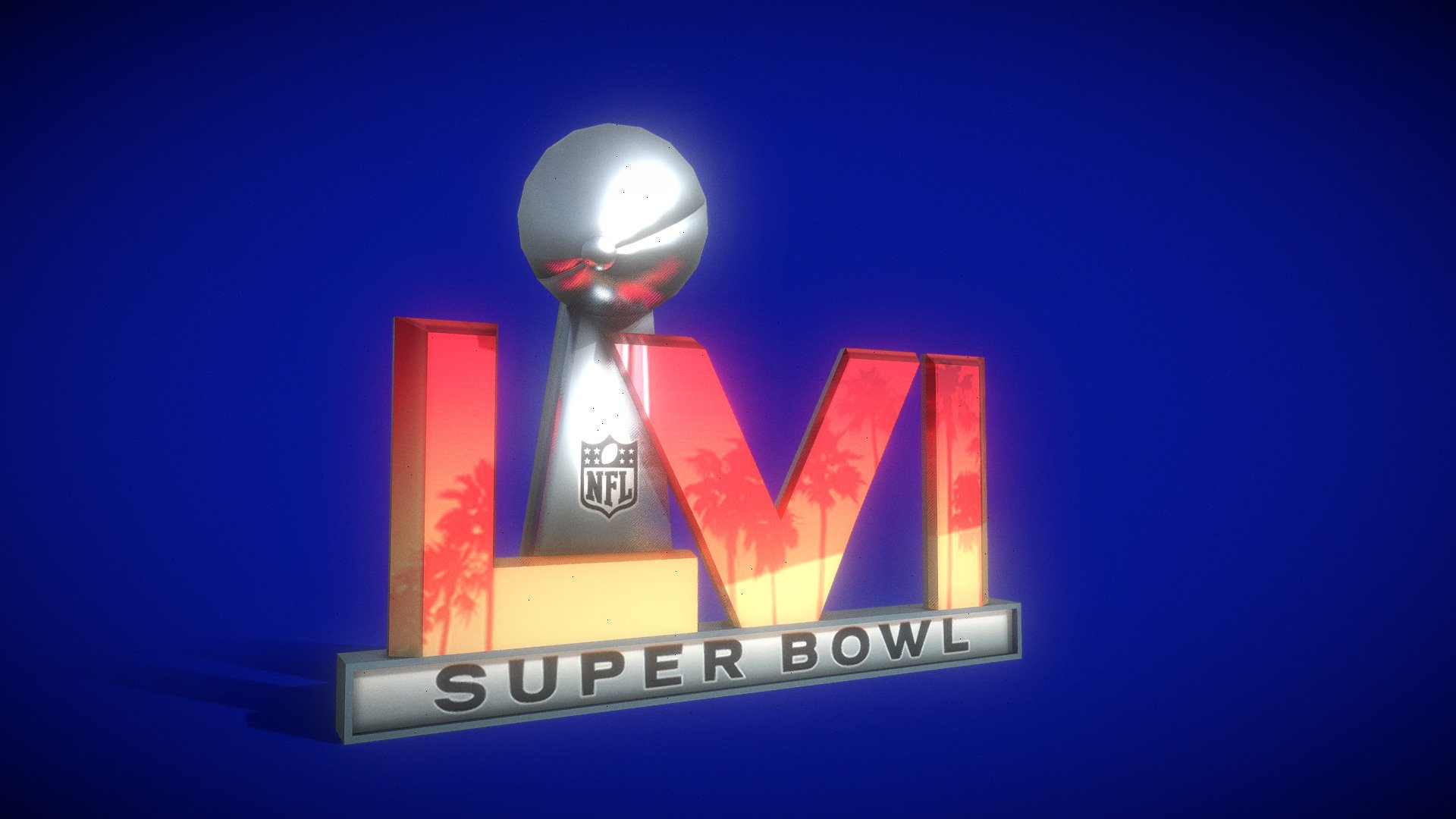 Louis Vuitton LVI Super Bowl Limited Edition 3D Full Printing