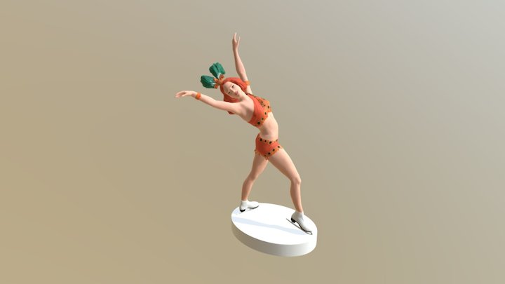 Figure skating 3D Model