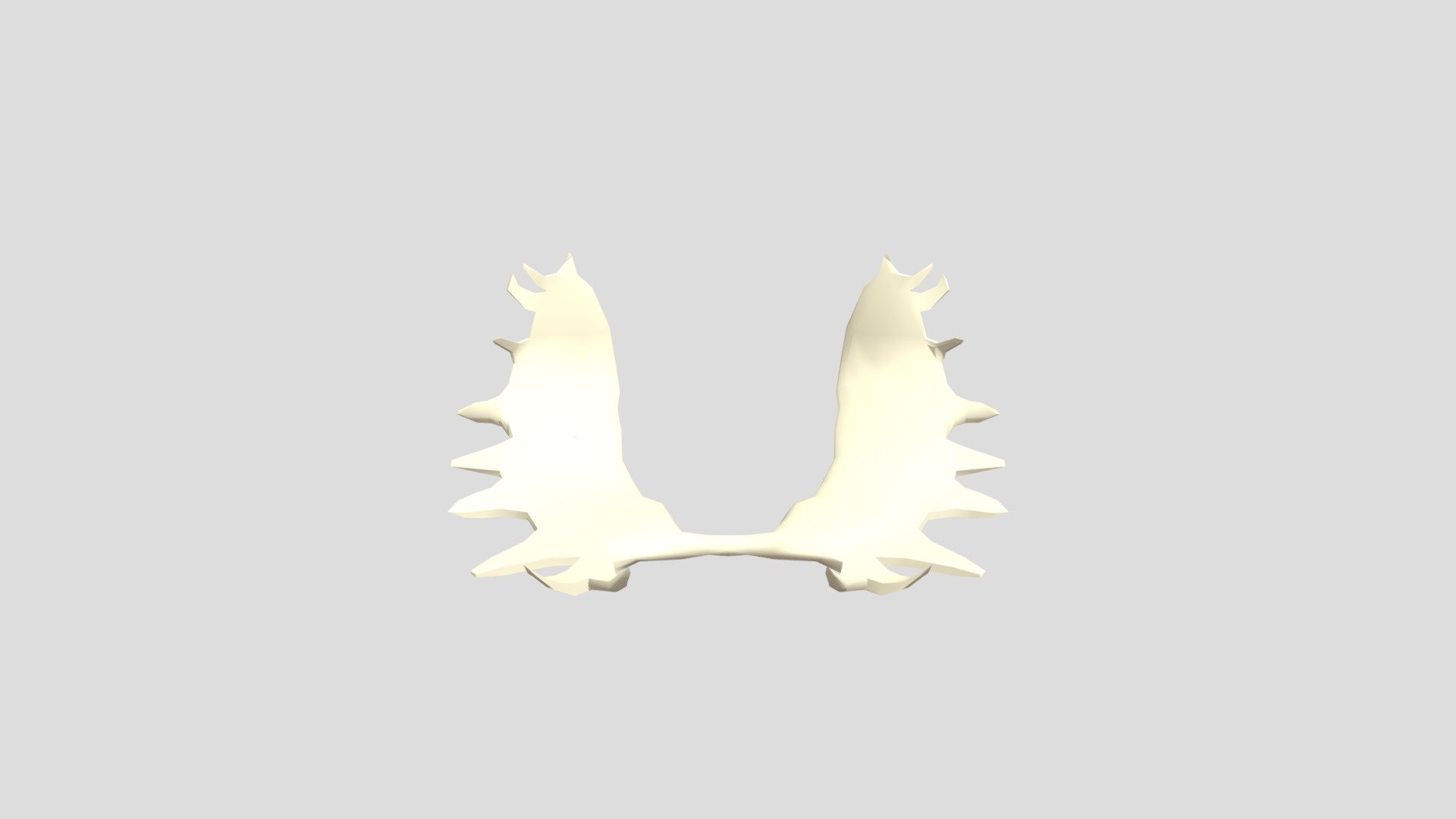 Moose antlers from Poly by Google