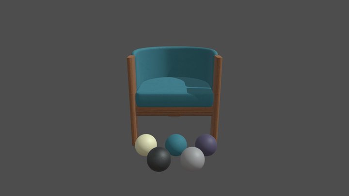 Club Chair 3D Model