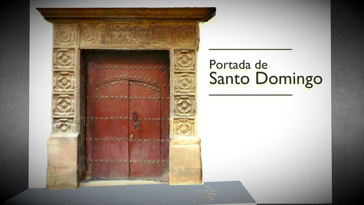 Portada de Santo Domingo, Potosí, Bolivia 3D Model
